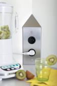 bloc 2 prises d'angle inox brossé avec port USB