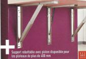 Piston amortisseur pour Support rabattable/ gris