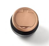Bloc 1 prise + USB "RING"/ Cuivre mat
