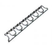 Porte Gros verre SLIDE faible profondeur / 84 cm Inox brossé