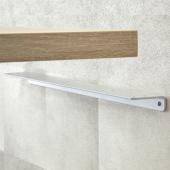 Equerre de fixation plateau et table 3mm / Blanc - 540mm