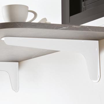 Equerre Métal support snack STRONG SLIM 360mm Blanc mat