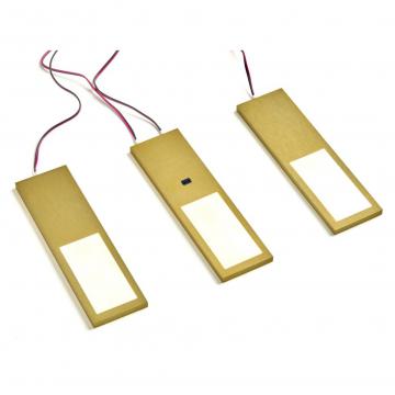 Kit 2 ou 3 profils Led 3,8W extra plat/ Kit 2 spots + convertisseur - Noir