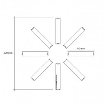 repose plat inox d1535 schema