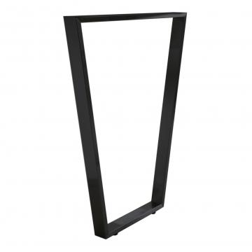 pied trapeze noir mat