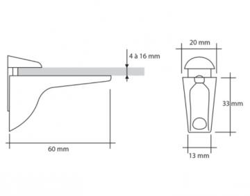 Sschéma de Support Tablette D9810