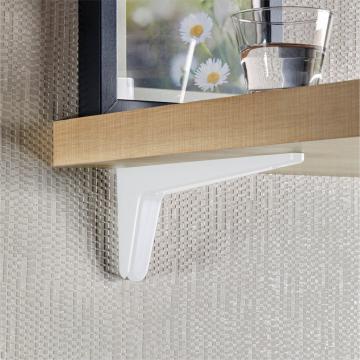 Support étagère murale blanc mat