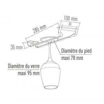 Porte Verres Simple SLIDE