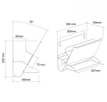 rangement sous evier MULTY tablette schéma