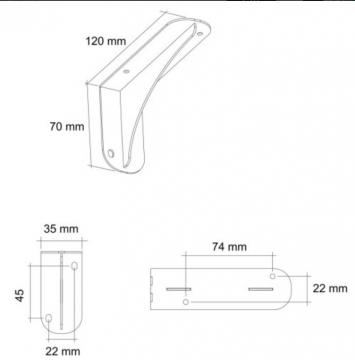 Support Tablette Mini Strong schéma