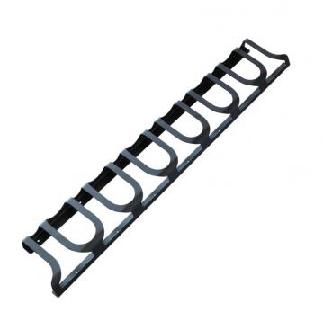 porte gros verre SLIDE faible profondeur noir 840mm
