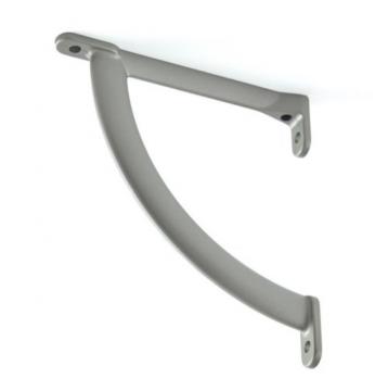 support tablette 120mm nickel verni