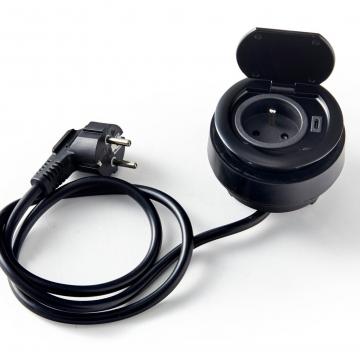 bloc-prise-usb-c-affleurant-ring-finition-noir-mat-ral9005