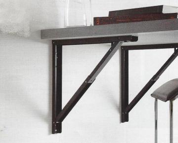 supports de table rabattable noir