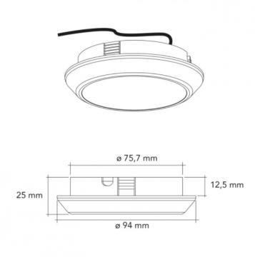 Spot Led 4W driver intégré