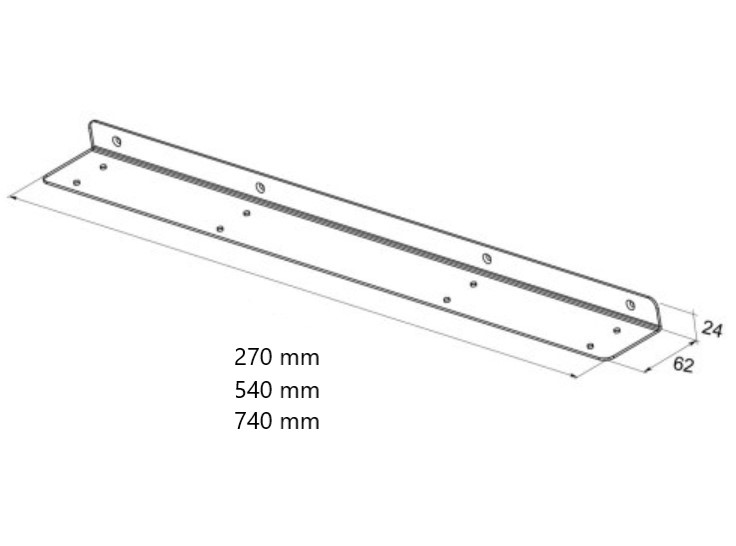 Equerre de fixation plateau et table invisible – Image 7