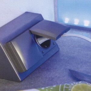 bloc 2 prises plan de travail en inox brossé A9450 avec clapets