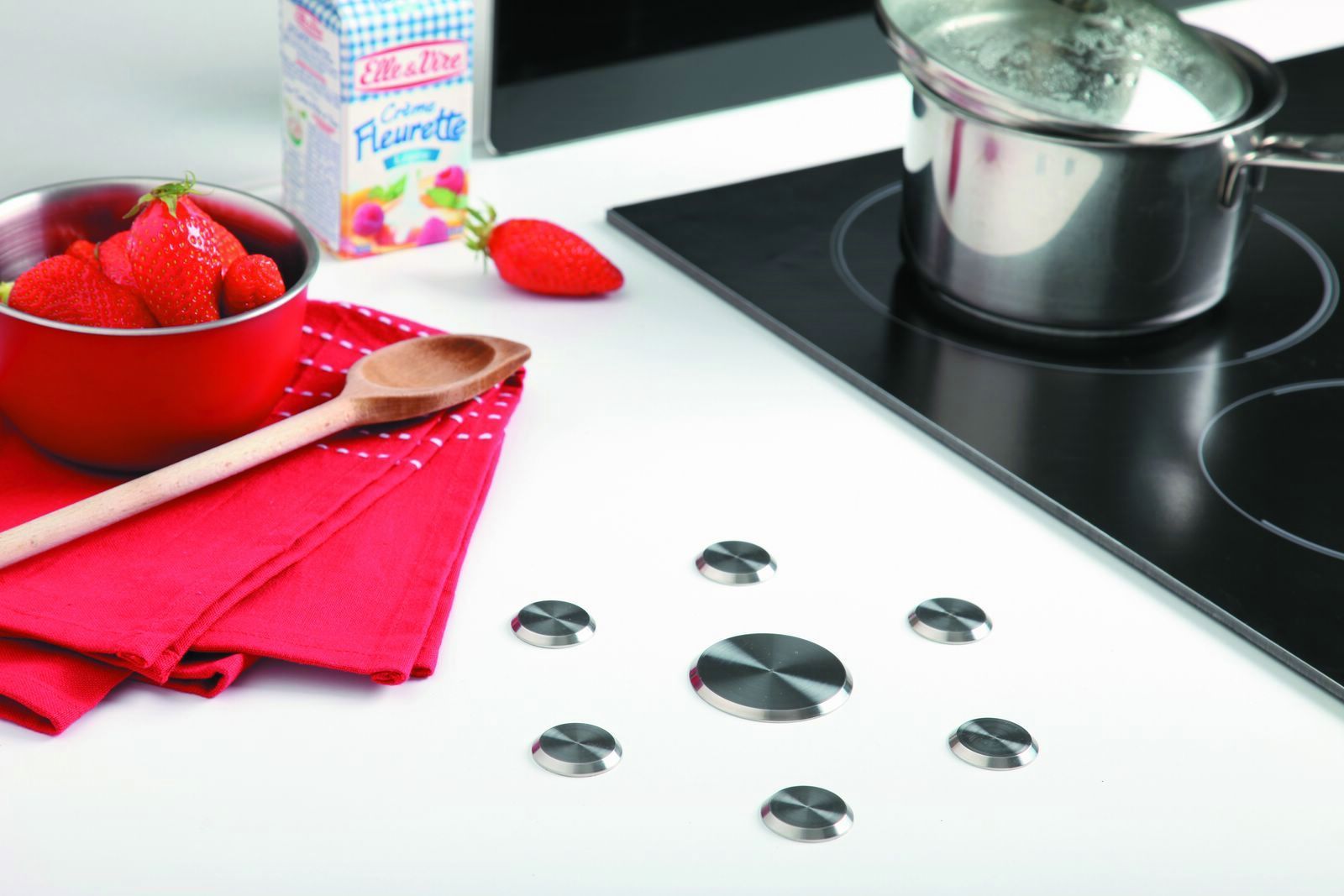 Rond inox repose casserole – Image 2