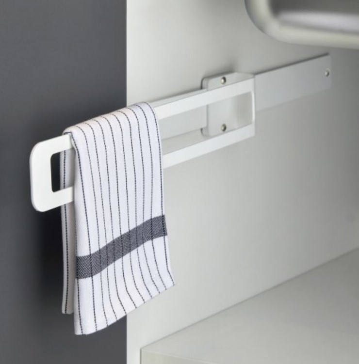 Porte Torchon coulissant en acier – Image 2