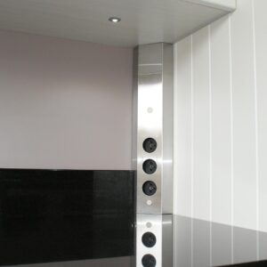 Bloc 3 prises d'angle avec retour de plan de travail