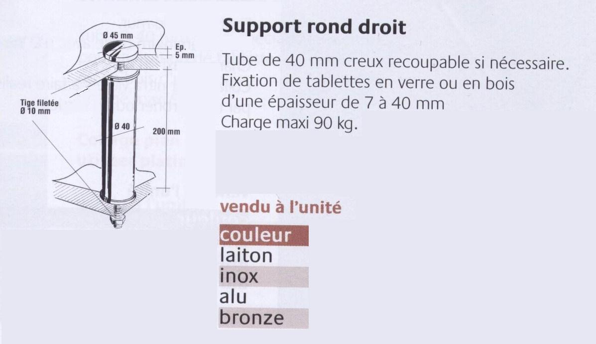 Support de Snack Rond droit – Image 4