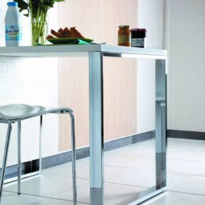 Pied Rectangulaire hauteur 715mm en acier