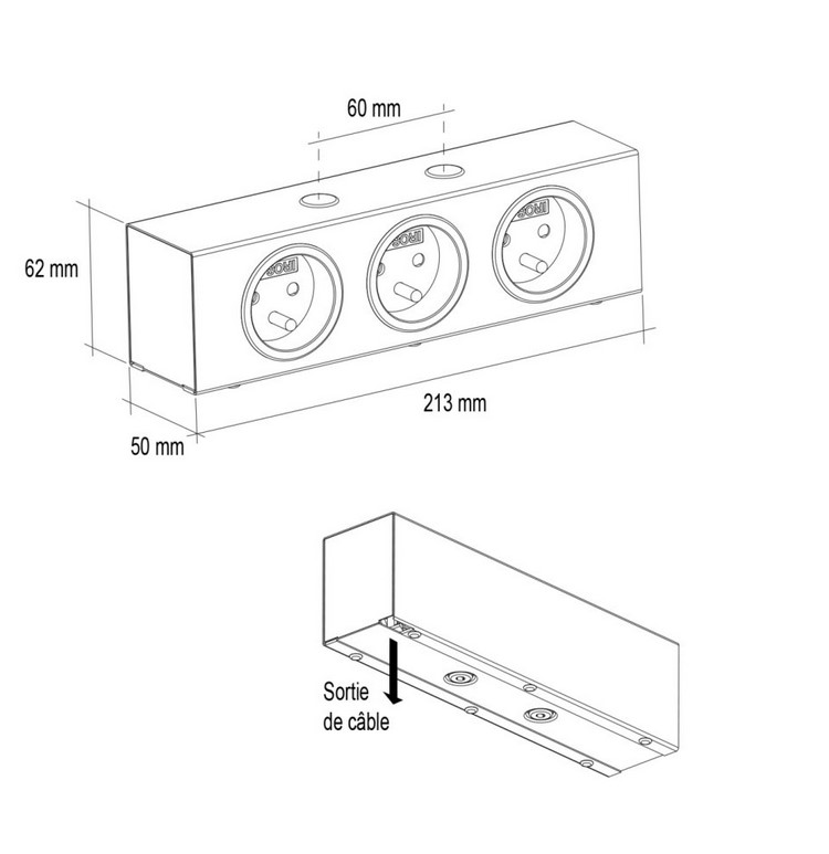 Bloc 3 prises Central – Image 3