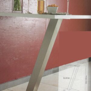 Pied de Snack carré incliné télescopique en acier