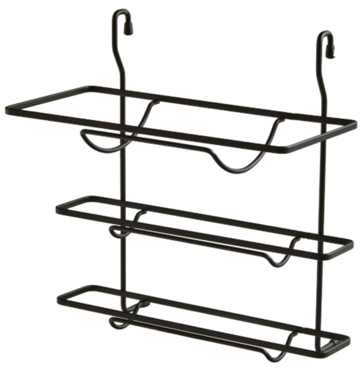 Porte Rouleau Triple pour barre de crédence carrée 15 x 15mm – Image 2