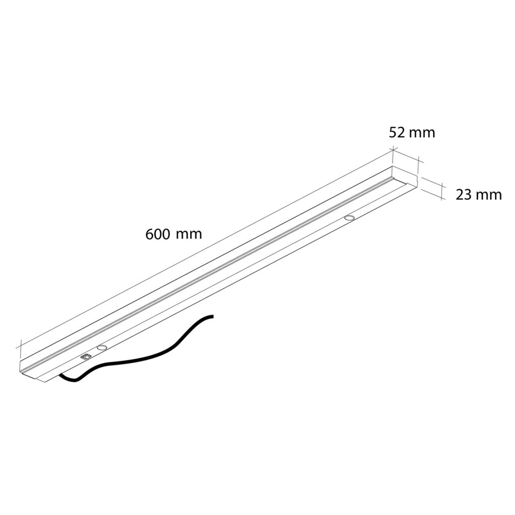 Réglette Led 60 ou 90cm 3000K Blanc Chaud – Image 5