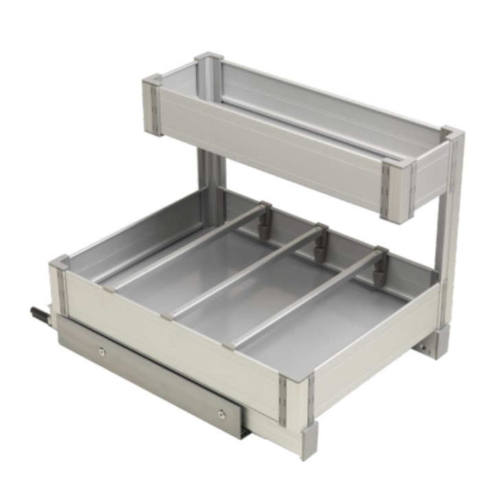 Panier sous évier extractible en Aluminium – Image 2