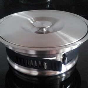 vide déchet inox encastrable pour plan de travail pour sac 30 litres