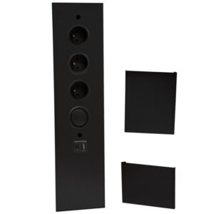 Bloc 3 P. + Inter + USB-A+C noir