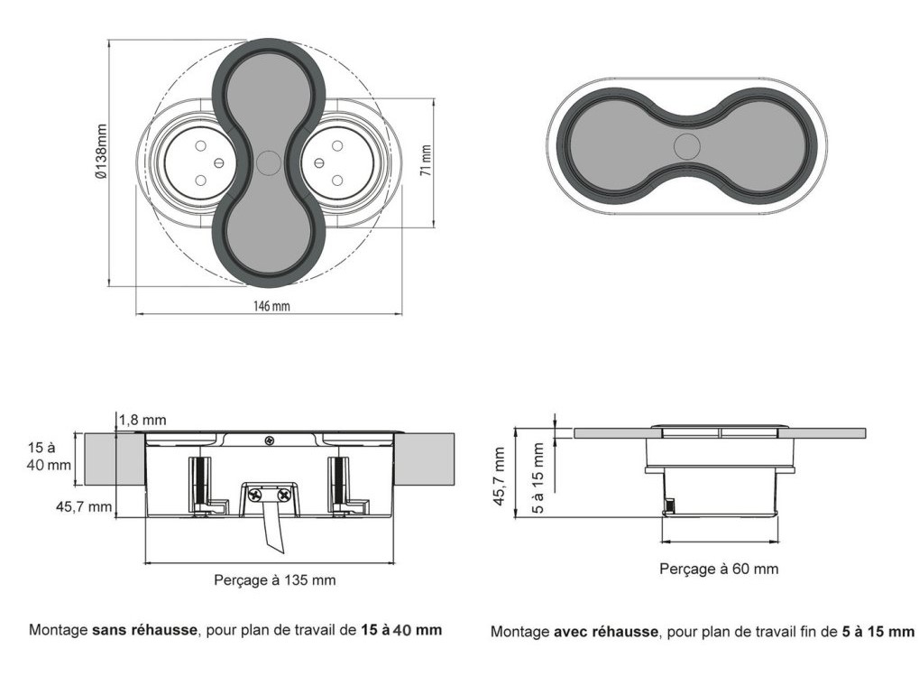 Bloc 2 prises EIGHT "IP44" – Image 9
