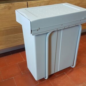 Poubelle 1 bac 40 litres coulissante