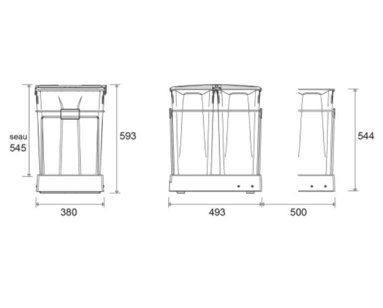 Tri Sélectif 70 Litres (35L + 35L) – Image 4