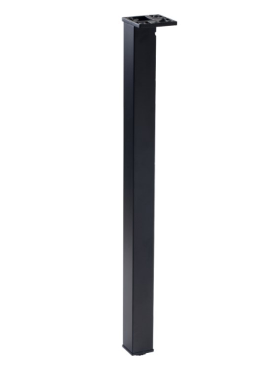 PIED de SNACK CARRE 60mm en Acier – Image 3