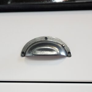 Poignée Coquille Ton fer vieilli