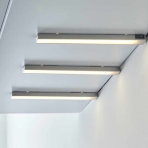 Kit 3 profils Led 25cm 2,2W Inox ou Noir