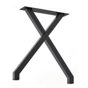 Pied en Acier forme X profil 50mm