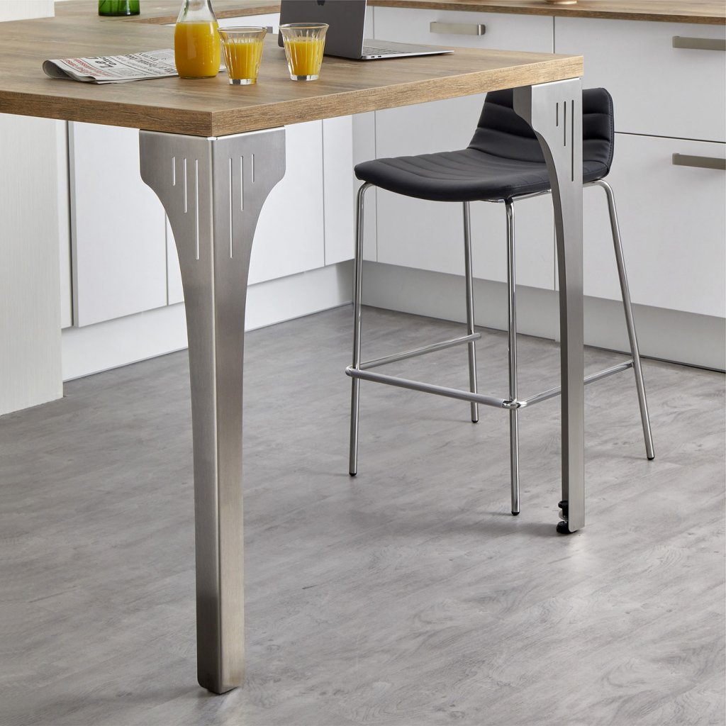 lot de 2 Pieds Strong en acier avec découpe laser – Image 3