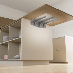 Prolongateur plan de travail et snack "PLAK" 450mm