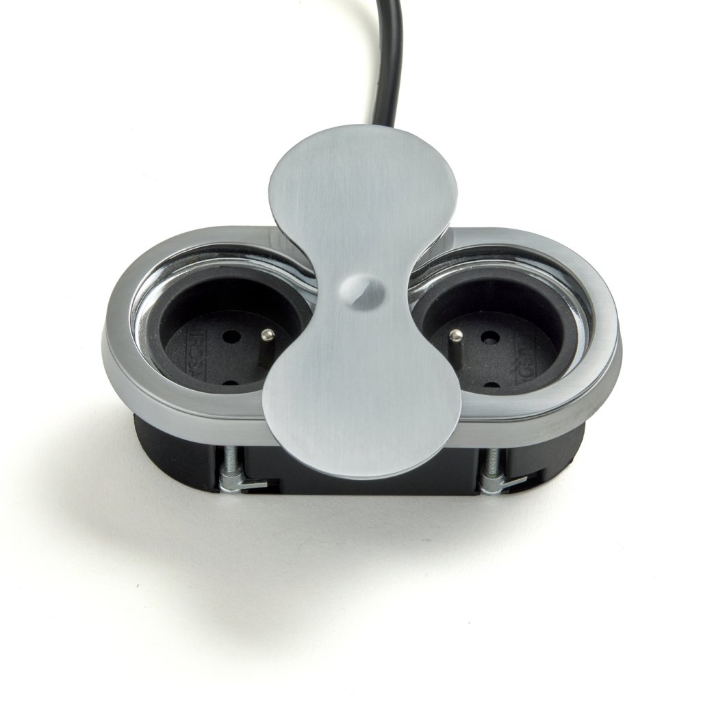 Bloc 2 prises EIGHT avec réhausse – Image 4