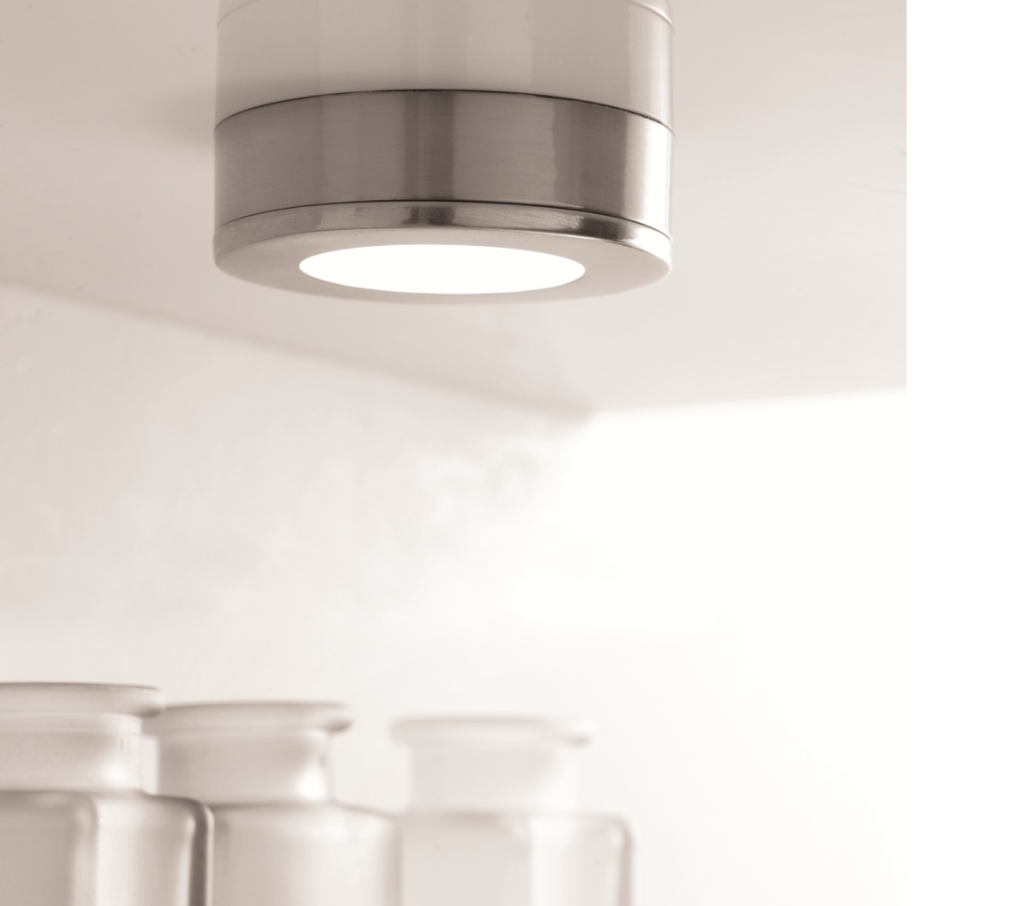 spot led inox IROSAN Connect Light 1,7 W diffuseur blanc MSA LHC-38-IB